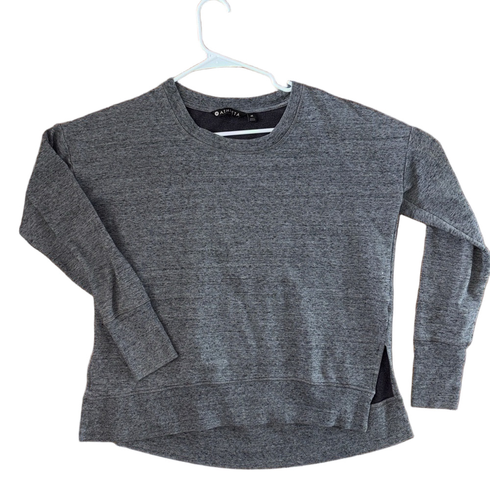 Athleta Long Sleeve Sweatshirt Size Medium Gray